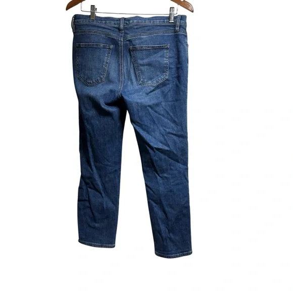 Loft Outlet Boyfriend Jeans Medium Wash Button Fly Denim Pants Womens 4 #144 - Picture 2 of 9